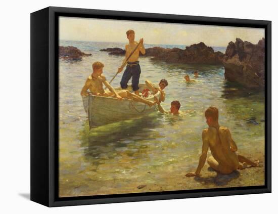 Morning Splendour, 1922-Henry Scott Tuke-Framed Premier Image Canvas