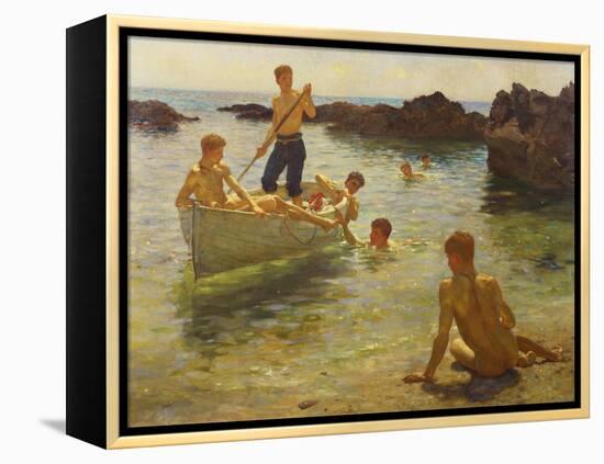 Morning Splendour, 1922-Henry Scott Tuke-Framed Premier Image Canvas