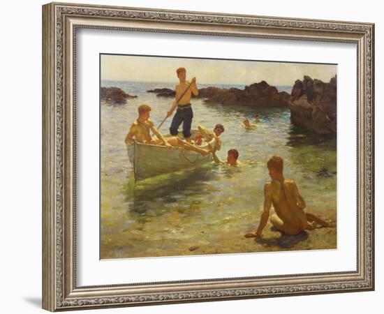 Morning Splendour-Henry Scott Tuke-Framed Giclee Print