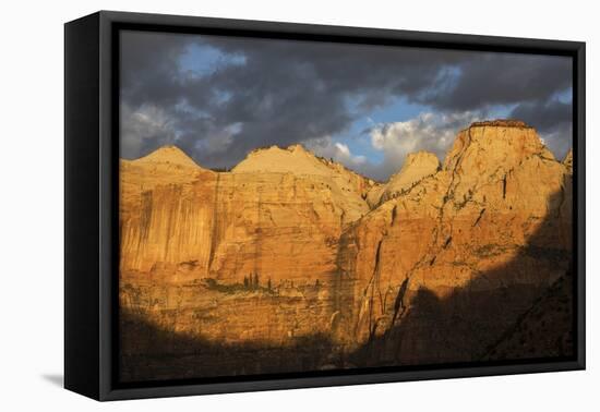 Morning spotlight, Zion National Park-Ken Archer-Framed Premier Image Canvas