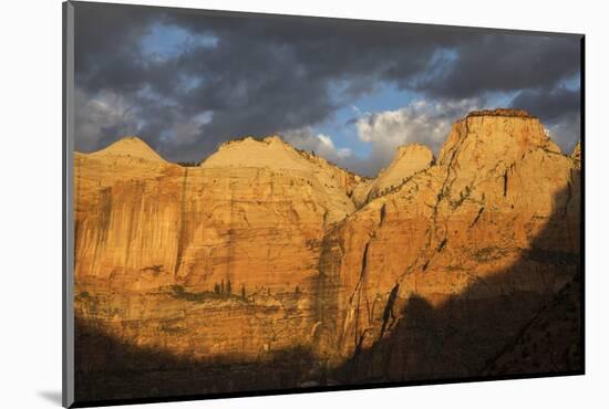 Morning spotlight, Zion National Park-Ken Archer-Mounted Photographic Print