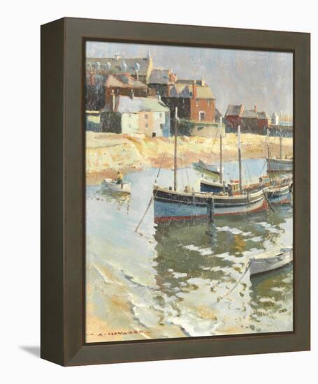 Morning. St. Ives-Arthur Hayward-Framed Stretched Canvas