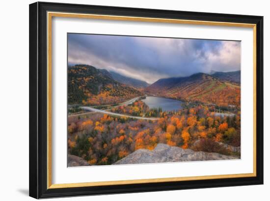 Morning Storm at Echo Lake, New Hampshire-Vincent James-Framed Photographic Print