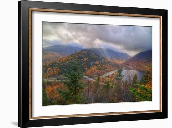 Morning Storm at Echo Lake, White Mountain New Hampshire-Vincent James-Framed Photographic Print