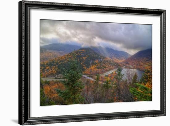 Morning Storm at Echo Lake, White Mountain New Hampshire-Vincent James-Framed Photographic Print