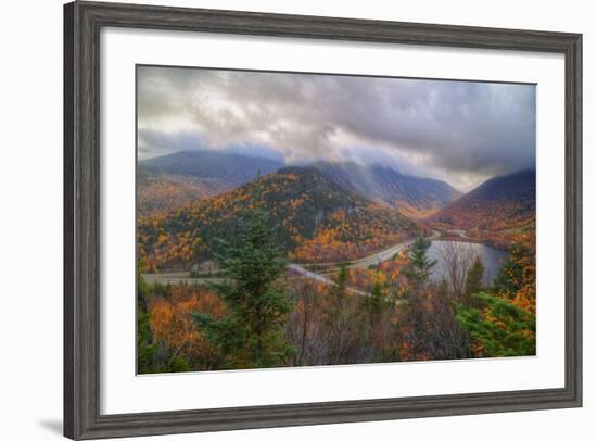 Morning Storm at Echo Lake, White Mountain New Hampshire-Vincent James-Framed Photographic Print