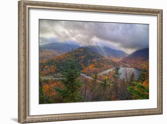 Morning Storm at Echo Lake, White Mountain New Hampshire-Vincent James-Framed Photographic Print