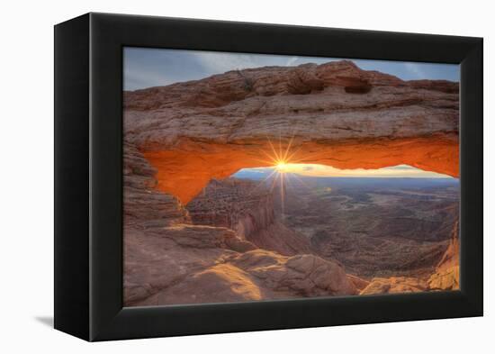 Morning Sun at Mesa Arch, Canyonlands, Southern Utah-Vincent James-Framed Premier Image Canvas