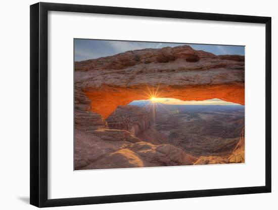 Morning Sun at Mesa Arch, Canyonlands, Southern Utah-Vincent James-Framed Photographic Print