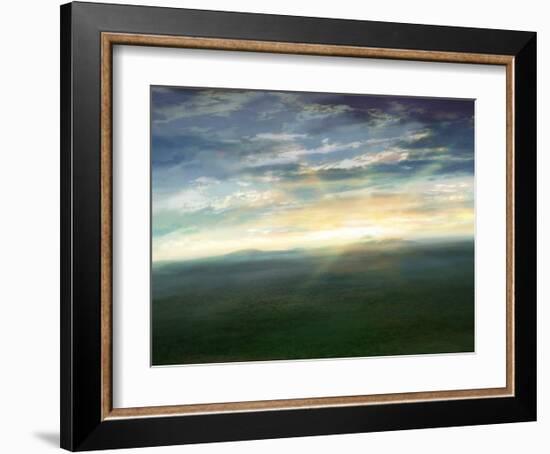 Morning Sun That Shines on the Meadow-Kyo Nakayama-Framed Giclee Print