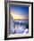 Morning sunlight on the blue houses of Oia, Santorini, Greece-Jan Christopher Becke-Framed Photographic Print