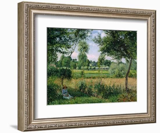 Morning Sunlight-Camille Pissarro-Framed Giclee Print