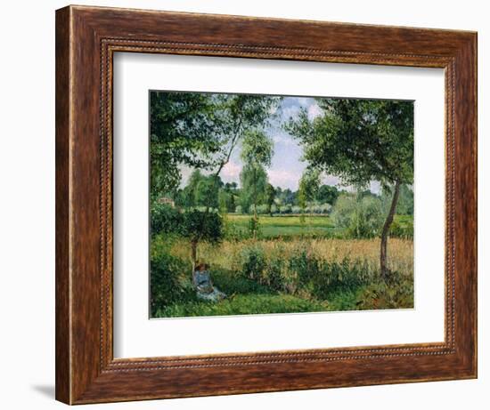 Morning Sunlight-Camille Pissarro-Framed Giclee Print