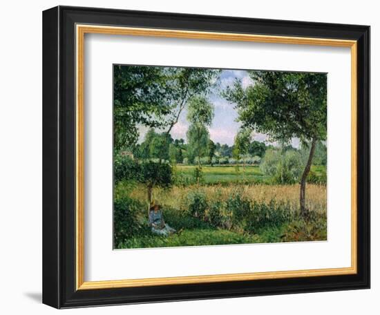 Morning Sunlight-Camille Pissarro-Framed Giclee Print