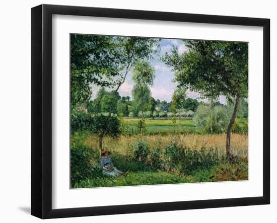 Morning Sunlight-Camille Pissarro-Framed Giclee Print