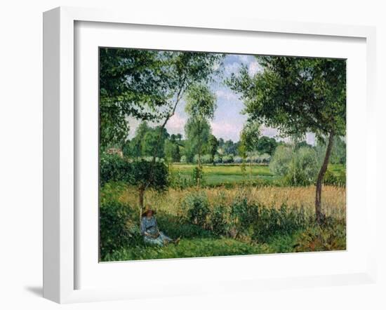 Morning Sunlight-Camille Pissarro-Framed Giclee Print