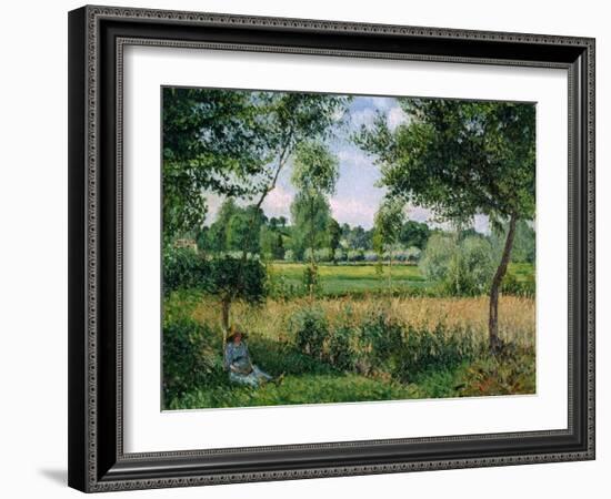 Morning Sunlight-Camille Pissarro-Framed Giclee Print