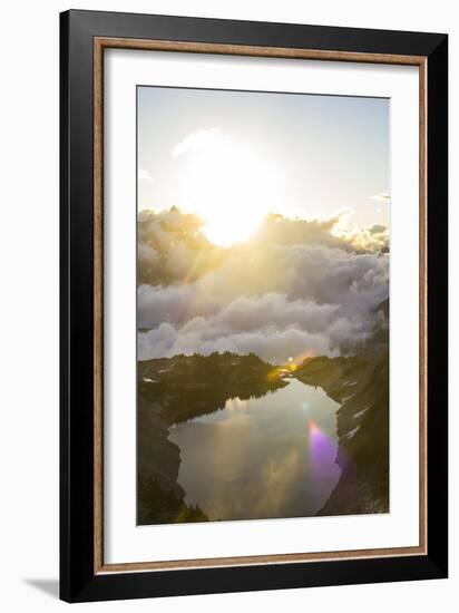 Morning Sunrise An Alpine Lake In The North Cascades Of Washington During Summer-Hannah Dewey-Framed Photographic Print