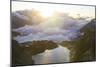 Morning Sunrise Over An Alpine Lake In The North Cascades Of WA During A Summer Backpacking Trip-Hannah Dewey-Mounted Photographic Print