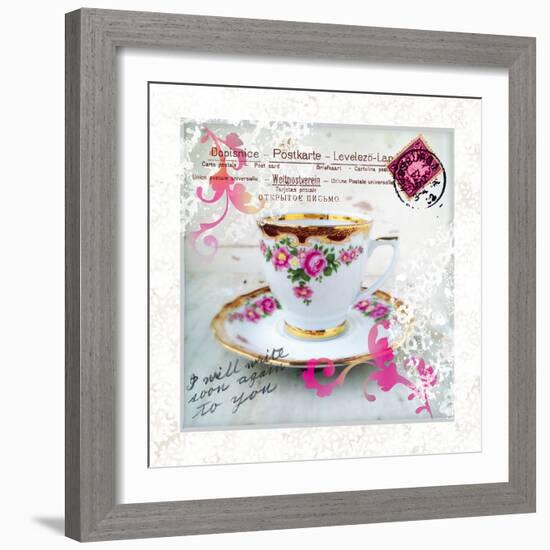 Morning Tea I-Ingrid Van Den Brand-Framed Giclee Print