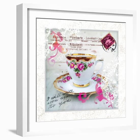 Morning Tea I-Ingrid Van Den Brand-Framed Giclee Print