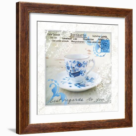 Morning Tea II-Ingrid Van Den Brand-Framed Giclee Print