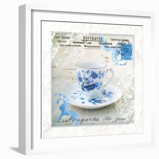 Morning Tea II-Ingrid Van Den Brand-Framed Giclee Print