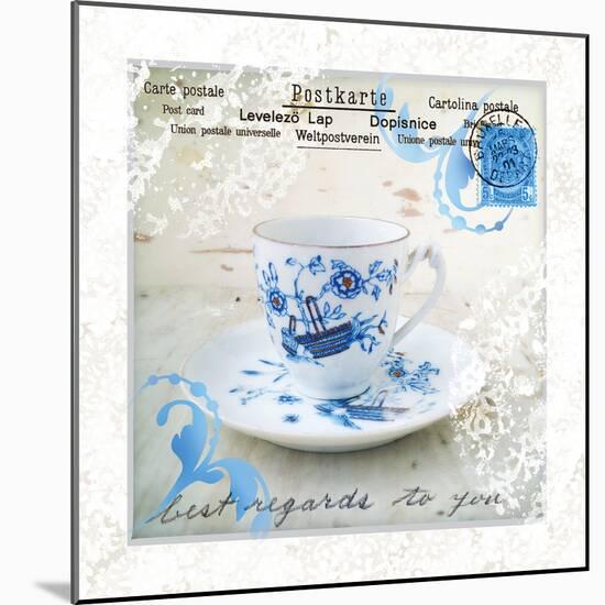 Morning Tea II-Ingrid Van Den Brand-Mounted Giclee Print