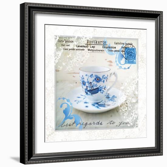 Morning Tea II-Ingrid Van Den Brand-Framed Giclee Print