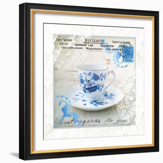 Morning Tea II-Ingrid Van Den Brand-Framed Giclee Print