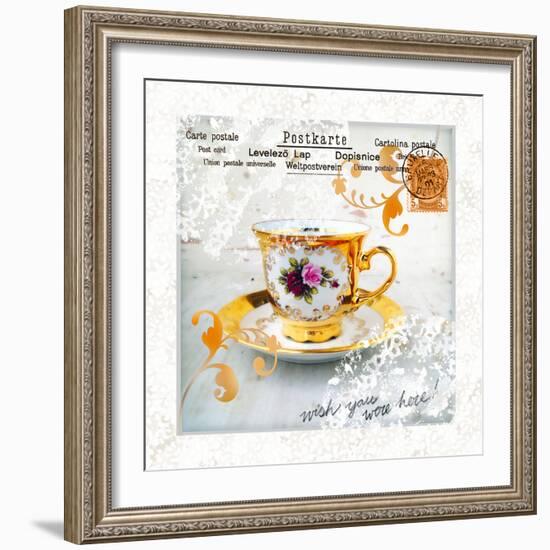 Morning Tea IV-Ingrid Van Den Brand-Framed Giclee Print