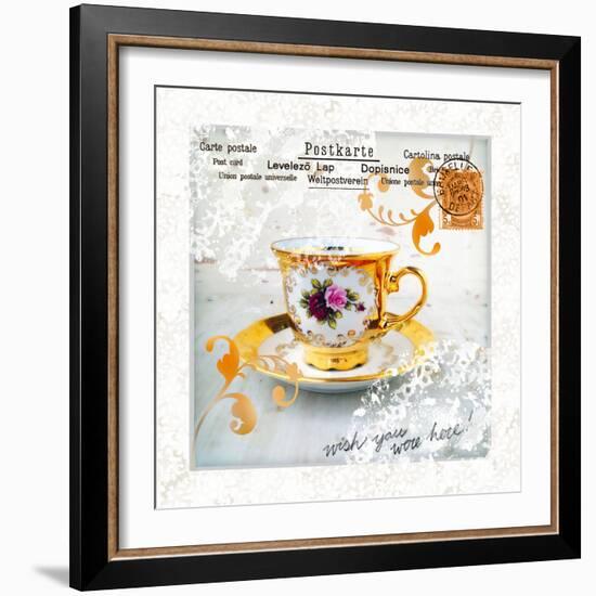 Morning Tea IV-Ingrid Van Den Brand-Framed Giclee Print