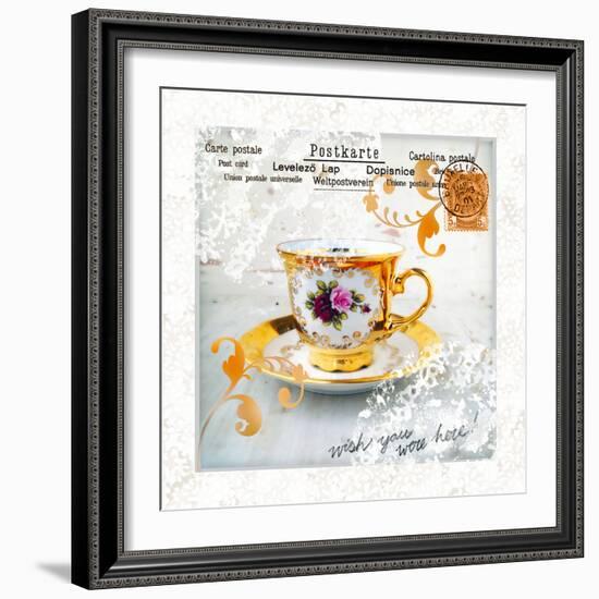 Morning Tea IV-Ingrid Van Den Brand-Framed Giclee Print