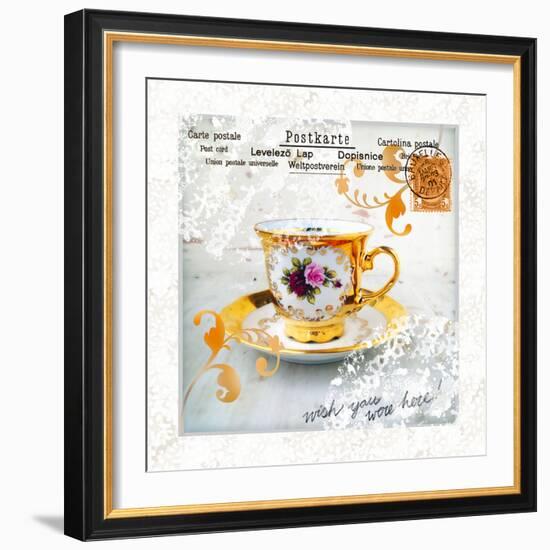 Morning Tea IV-Ingrid Van Den Brand-Framed Giclee Print