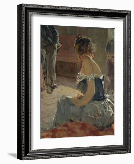 Morning Toilette, 1898-Telemaco Signorini-Framed Giclee Print