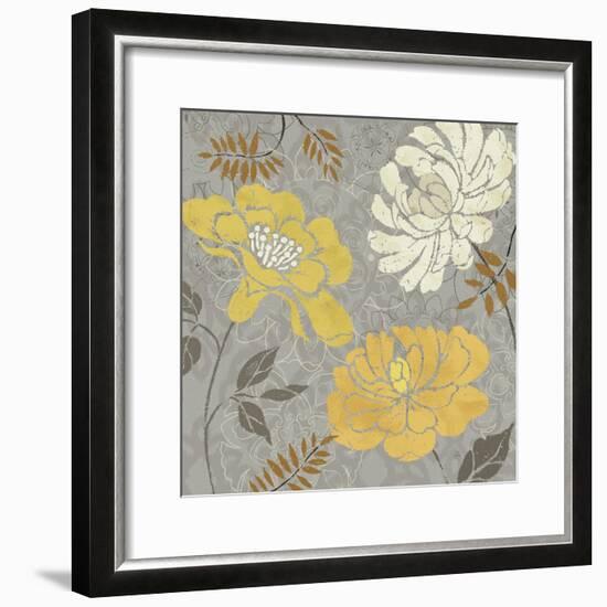 Morning Tones Gold-Daphne Brissonnet-Framed Art Print