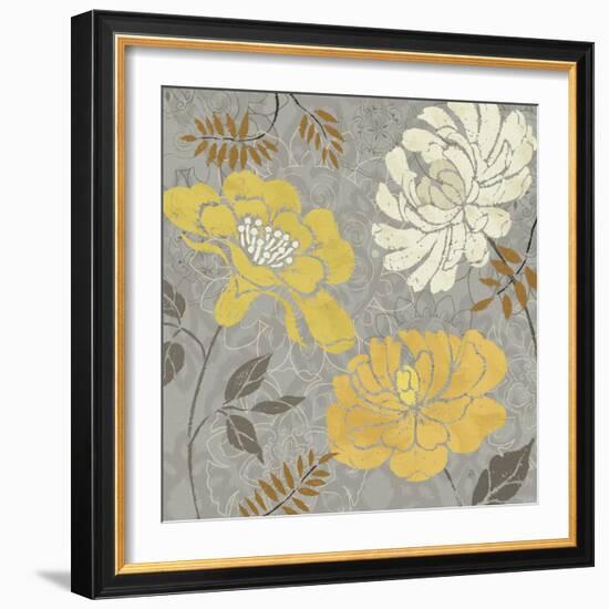 Morning Tones Gold-Daphne Brissonnet-Framed Art Print