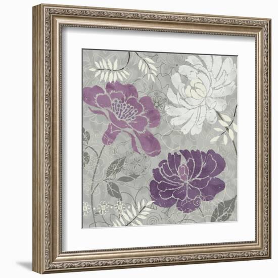 Morning Tones Purple I-Daphne Brissonnet-Framed Art Print