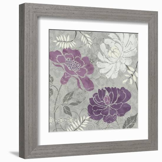 Morning Tones Purple I-Daphne Brissonnet-Framed Art Print