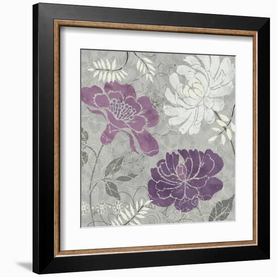 Morning Tones Purple I-Daphne Brissonnet-Framed Art Print