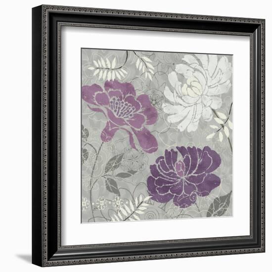 Morning Tones Purple I-Daphne Brissonnet-Framed Art Print