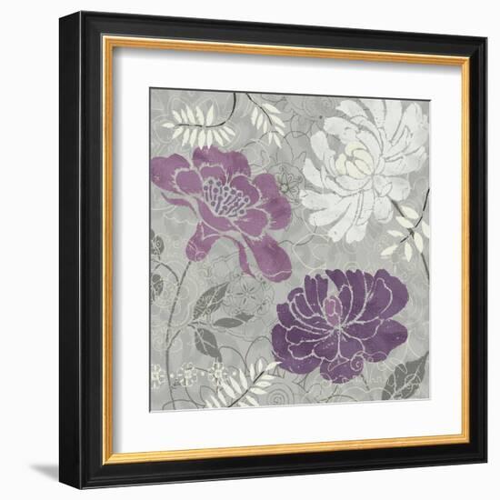 Morning Tones Purple I-Daphne Brissonnet-Framed Art Print