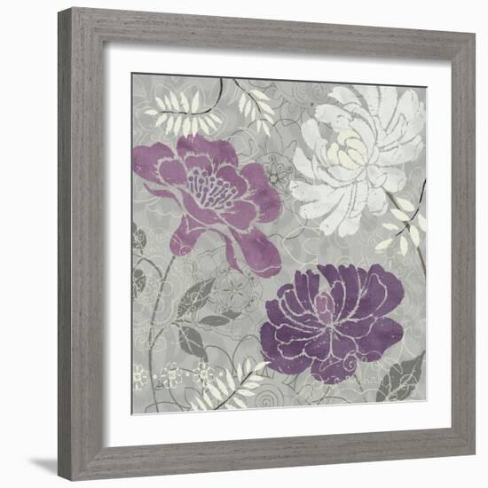 Morning Tones Purple I-Daphne Brissonnet-Framed Art Print