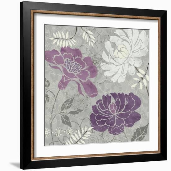 Morning Tones Purple I-Daphne Brissonnet-Framed Art Print