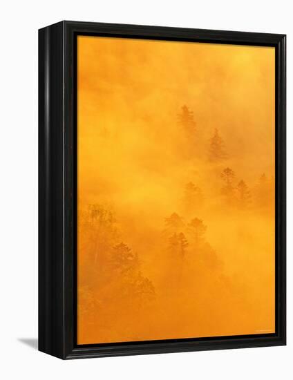 Morning View from Tsubetu Pass-null-Framed Premier Image Canvas