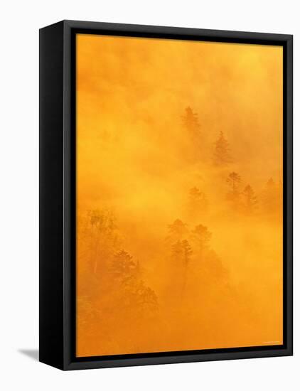 Morning View from Tsubetu Pass-null-Framed Premier Image Canvas