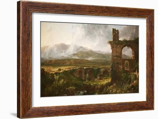 Morning View Near Tivoli-Thomas Cole-Framed Art Print