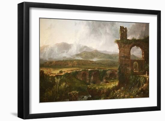 Morning View Near Tivoli-Thomas Cole-Framed Art Print