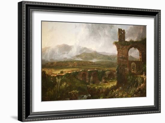 Morning View Near Tivoli-Thomas Cole-Framed Art Print