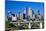 Morning view of Minneapolis, MN skyline-null-Mounted Photographic Print